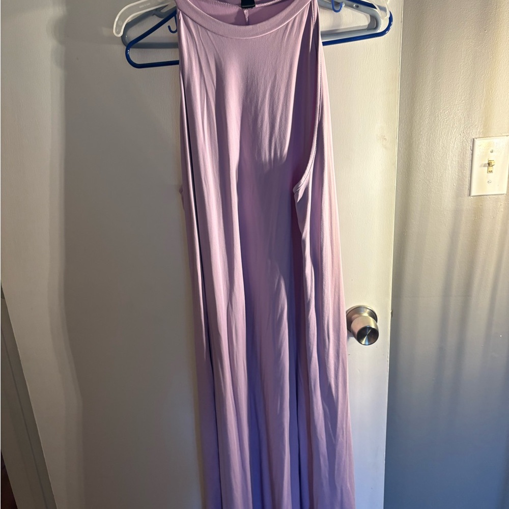 SHEIN Curve Lilac Maxi Dress